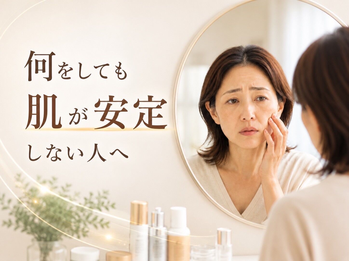 肌が安定しない原因は“与えすぎ”かもしれません  